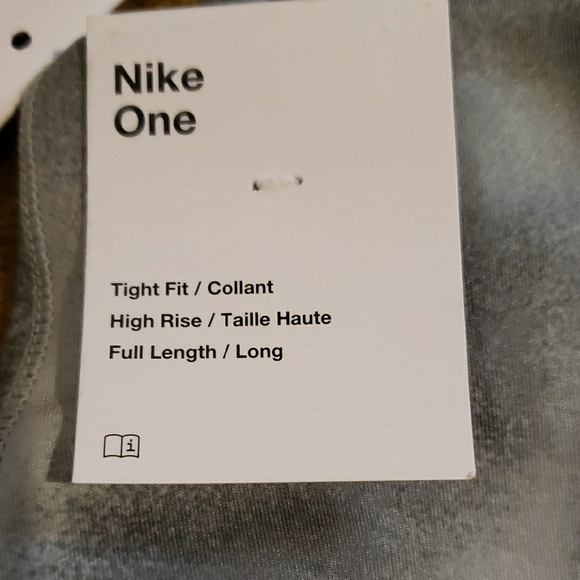 Nike One Women's Gray Leggings - Picture 2 of 6